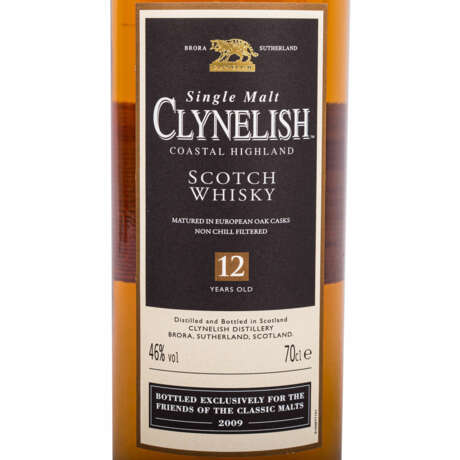 CLYNELISH Single Malt Scotch Whisky "12 Years old - Foto 3