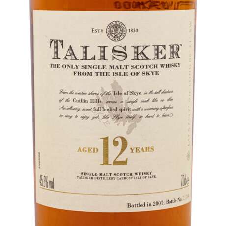 TALISKER Single Malt Scotch Whisky "Aged 12 Years", A special edition of 21.500 - photo 2