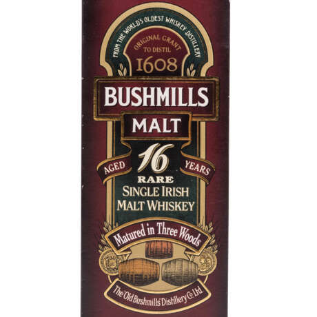 BUSHMILLS MALT Single Irish Malt Whiskey "Aged 16 Years - фото 7