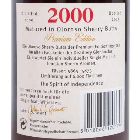 GLENFARCLAS Single Highland Malt Scotch Whisky 2000, Matured in Oloroso Sherry Butts - photo 4