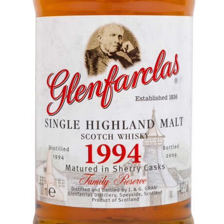 GLENFARCLAS Sherry Casks Single Highland Malt Scotch Whisky 1994 Family Reserve - Foto 4