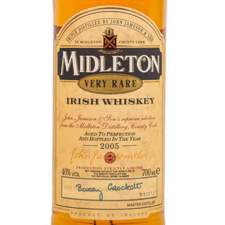 MIDDLETON Very Rare Irish Whiskey 2005 - фото 3