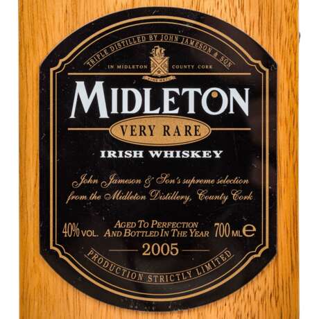 MIDDLETON Very Rare Irish Whiskey 2005 - photo 6