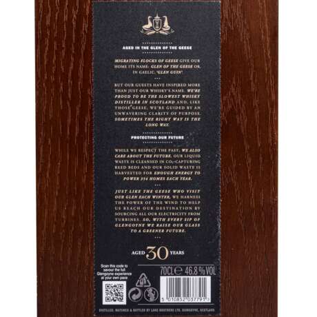 GLENGOYNE Single Malt Scotch Whisky, 30 years, 2021 (Release) - фото 3