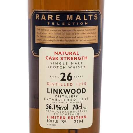 LINKWOOD Single Malt Scotch Whisky, RARE MALTS SELECTION, 26 years - фото 2