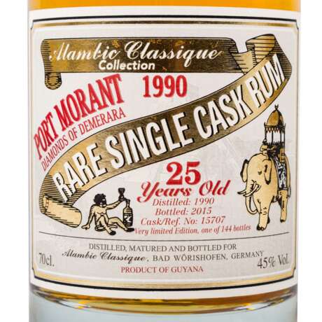 MAMBIE CLASSIQUE "25 Years Old" Rare Single Cask Rum 1990 - photo 3