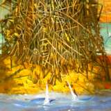 “The old lighthouse” Canvas Oil paint Surrealism Landscape painting 2011 - photo 4