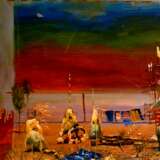 “Mirage” Canvas Oil paint Surrealism Landscape painting 2013 - photo 3