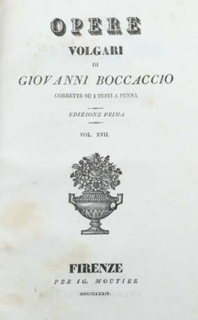 Boccaccio, Giovanni Opere volgari - Foto 4