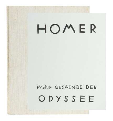 Marcks, Gerhard & Homer Odyssee - Fünf Gesänge (V/VI/IX/X/XII) der Odyssee von Homer mit Holzschnitten von Gerhard Marcks - фото 1