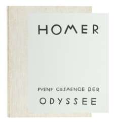 Marcks,  Gerhard & Homer Odyssee - Fünf Gesänge (V/VI/IX/X/XII) der Odyssee von Homer mit Holzschnitten von Gerhard Marcks