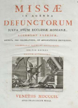 Konvolut religiöser Schriften 6-tlg., Missale Romanum as usum fratrum minorum sancti Francisci Cappucinorum - photo 4