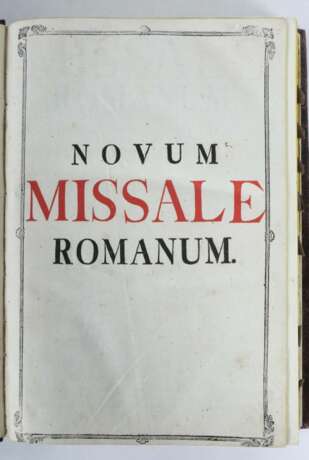Missale Romanum ex decreto sacrosancti concilii Tridentini restitutum ...,  Kempten - Foto 2