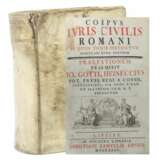 Heineccius, Johann Gottlieb Corpus iuris civilis romani in duos tomos distinctum singulari cura recusum - фото 1
