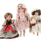 3 Puppen ca. um 1920, 1 x Baehr & Proeschild - фото 1
