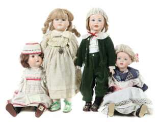 4 Replica-Puppen Deutschland, 1990er Jahre