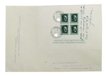 Briefkuvert 1937 original Briefumschlag, DIN A5