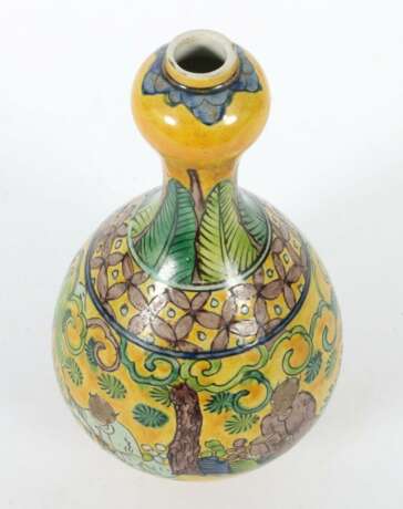 Suantouping-Vase China, naturfarbener Scherben/farbig gefasst - Foto 4