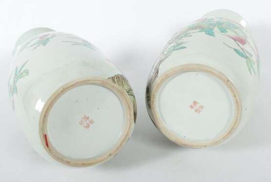 Paar Bodenvasen China, 20. Jh. - photo 4