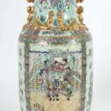 Große ''Famille Rose''-Vase China, Anfang 20. Jh. - фото 3