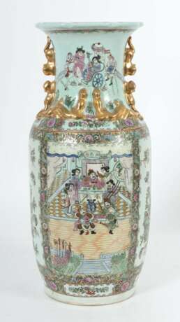 Große ''Famille Rose''-Vase China, Anfang 20. Jh. - Foto 3