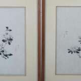 7 florale Holzschnitte Japan, 20. Jh. - Foto 4