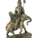 Bronzefigur des Samantabhadra Indien, 2. Hälfte 20. Jh. - photo 1