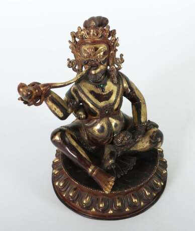 Schutzgottheit mit Kangling Nepal, Bronze/patiniert - photo 2