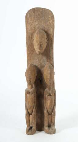 Dogon Figurenstele Mali, Stele aus Holz mit herausgeschnitztem - photo 2