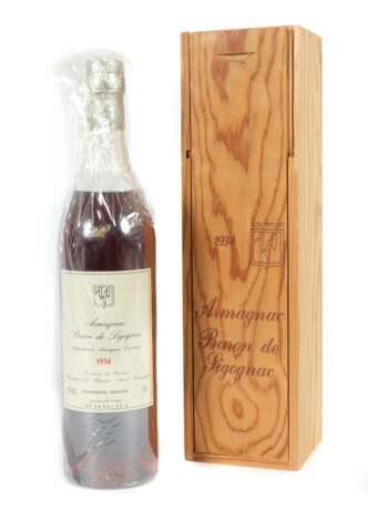 1 Flasche Armagnac Baron de Sigognac, Domaine de Coulom - фото 1