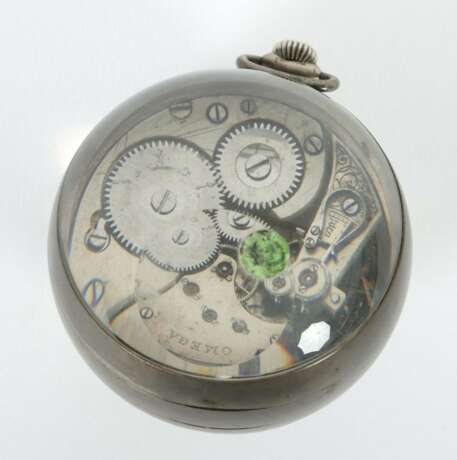 OMEGA Erotische Kugeluhr wohl Anfang 20. Jh., Metall/Glas - фото 3