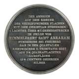 Silbermedaille der Grube Himmelfahrt Samt Abraham bei Freiberg, zur Erinnerung an den 1847 gemachten reichen Silberfund - Foto 3