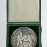 Silbermedaille der Grube Himmelfahrt Samt Abraham bei Freiberg, zur Erinnerung an den 1847 gemachten reichen Silberfund - Foto 6