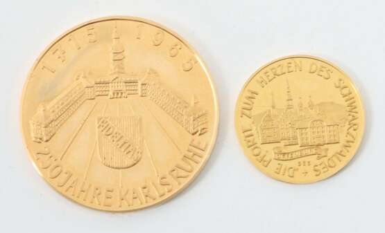 2 Goldmünzen Deutschland, Gold 900/986 - фото 2