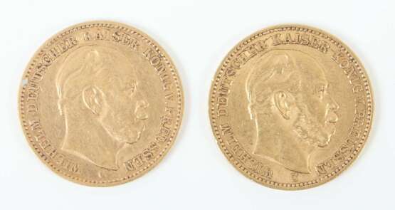 2 20 Mark-Goldmünzen Deutschland, 1873/74 - Foto 1