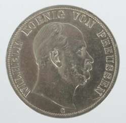 Zwei Vereinsthaler Preussen 1867, Silber 900