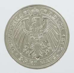 3 Mark Preußen 1915, Silber 900
