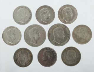 10 Reichsmark-Münzen 1904-12, Silber