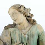 Bildschnitzer des 19. Jh. Paar trauernde Figuren: ''Maria'' und ''Johannes'', Holz geschnitzt - photo 2