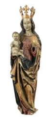 Bildschnitzer des 18./19. Jh. ''Maria mit Kind'', Holz geschnitzt