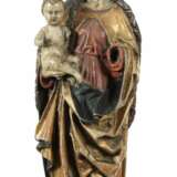 Bildschnitzer des 18./19. Jh. ''Maria mit Kind'', Holz geschnitzt - photo 1