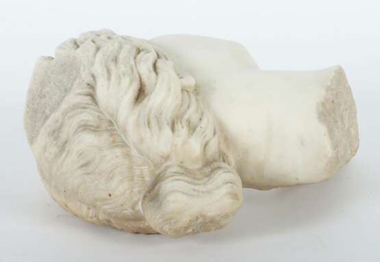 Bildhauer des 19. Jh. ''Schlafende Dame'', Alabaster - Foto 5