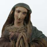 Bildschnitzer des 19. Jh. ''Trauernde Madonna'', Holz geschnitzt - Foto 2