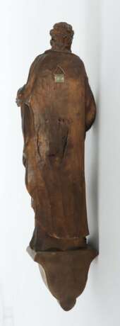 Bildschnitzer des 19. Jh. ''Apostel'', Holz geschnitzt - Foto 4