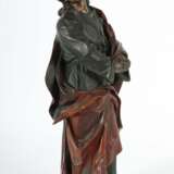 Bildschnitzer des 19. Jh. ''Heiliger Johannes'', Holz geschnitzt - Foto 2