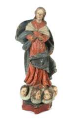 Bildschnitzer des 19. Jh. ''Maria Immaculata'', Holz geschnitzt