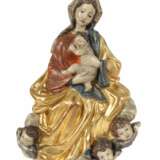 Bildschnitzer des 19./20. Jh. ''Maria mit Kind'', Holz geschnitzt - photo 1