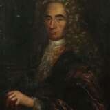 Maler des 18. Jh. ''Portrait eines Gelehrten'', Bildnis eines Mannes im Halbprofil mit Perücke - фото 1