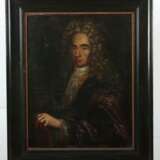 Maler des 18. Jh. ''Portrait eines Gelehrten'', Bildnis eines Mannes im Halbprofil mit Perücke - photo 2