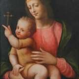 Kirchenmaler des 18./19. Jh. ''Maria mit Kind'', Darstellung der Muttergottes - фото 1